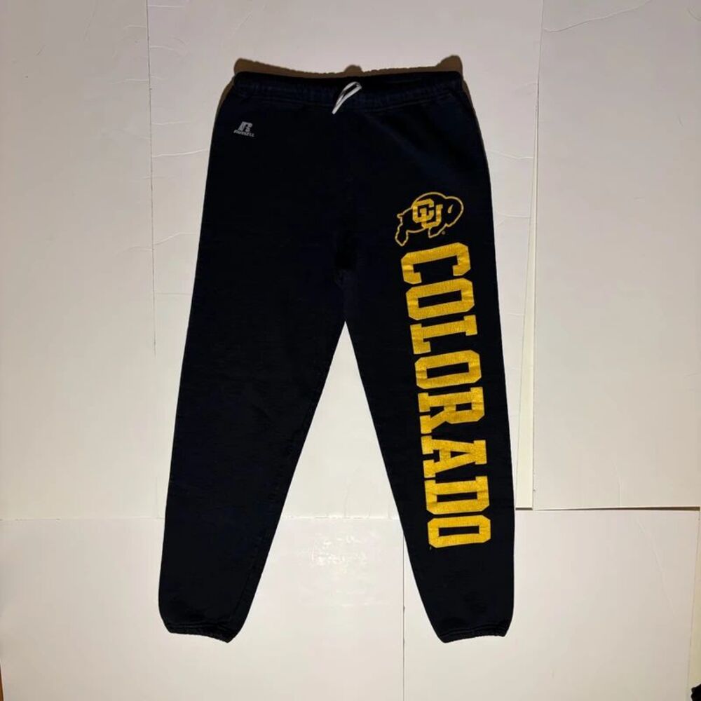 Black and Yellow Vintage Russell Colorado Sweatpants